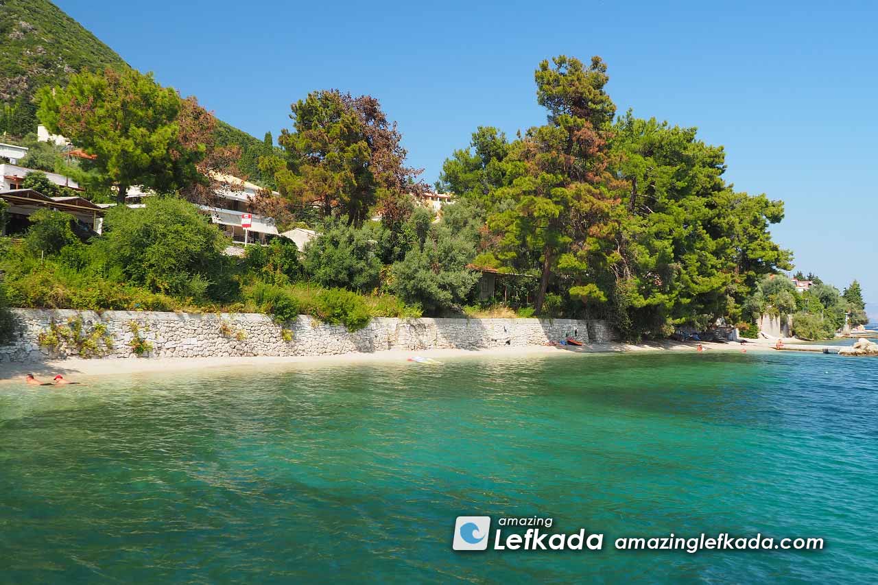 Perigiali beach Perigiali beach near Passa in Lefkada Island with apartments and hotels