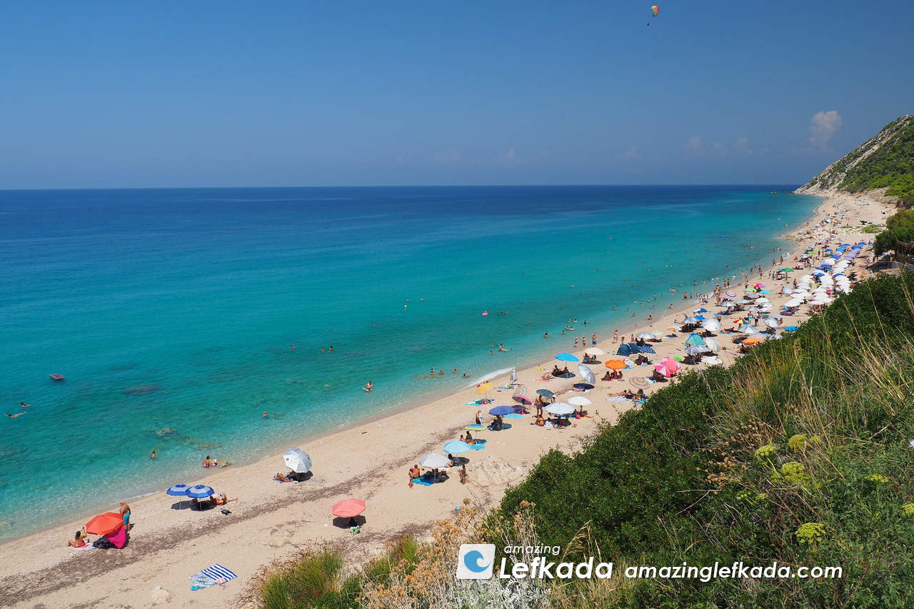 Pefkoulia beach is near Tsoukalades in Lefkada Island Pefkoulia beach is near Tsoukalades in Lefkada Island