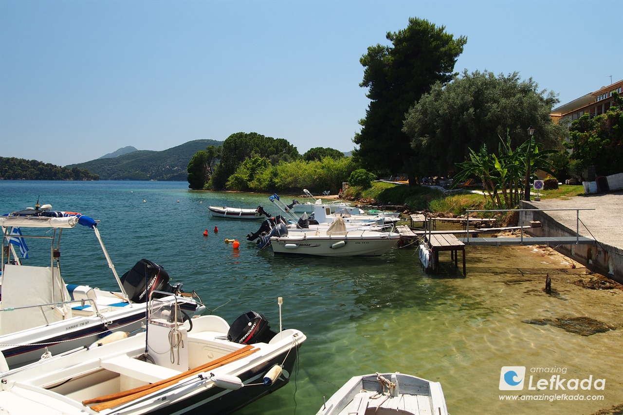 Boats in the port of Perigiali