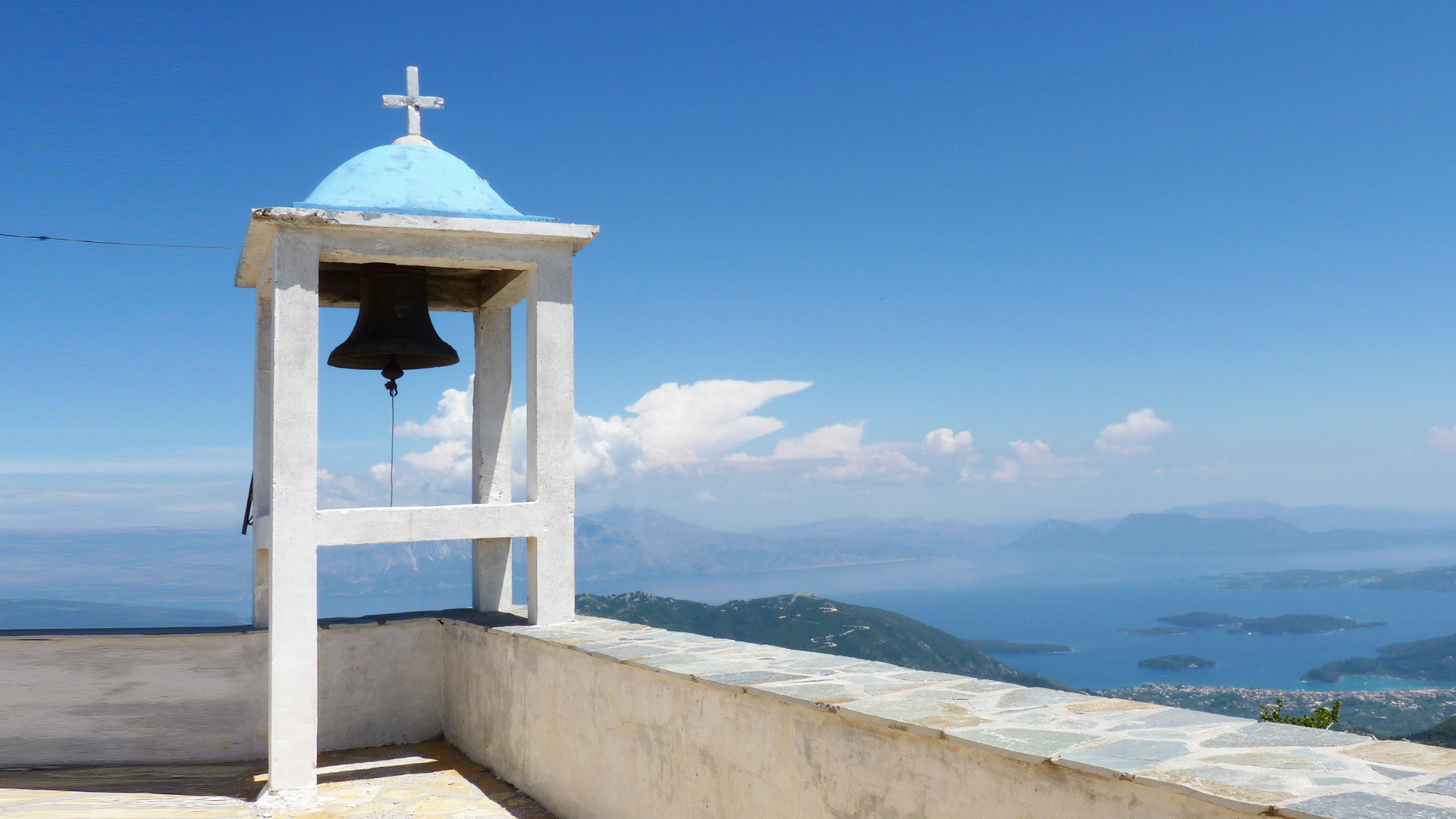 Profitis Ilias Monastery in Lefkada Island