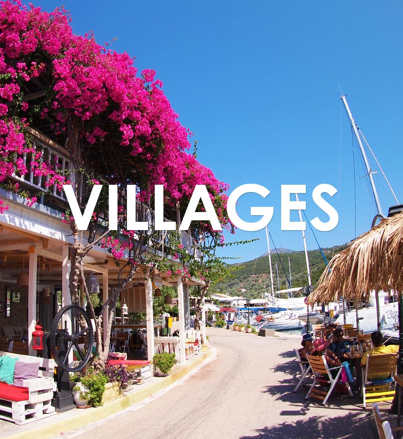 Lefkada villages and towns Lefkada villages and towns