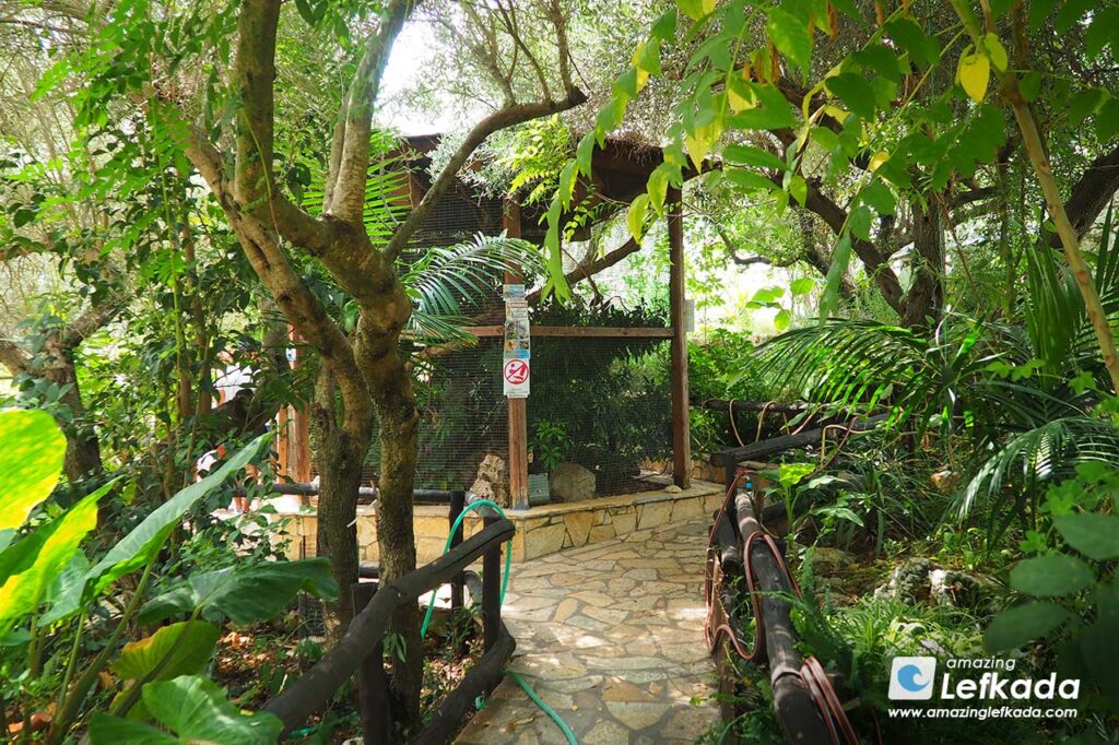 Lefkada Zoo with animals next to Faneromeni Monastery