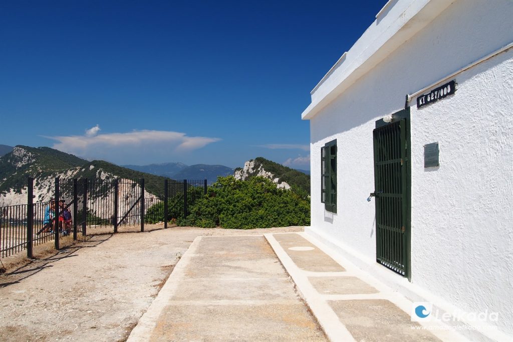 Lefkada lighthouse and Cape Doukato Akrotiri Lefkada lighthouse and Cape Doukato Akrotiri