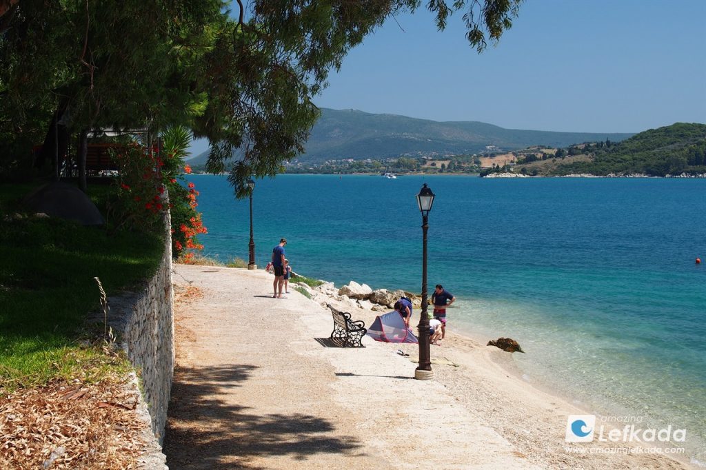 View to Paralia Ligia beach