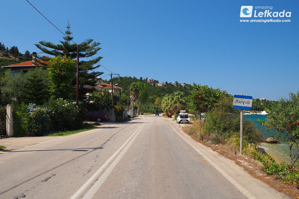 Lygia in Lefkada Island Lygia village in Lefkada Island