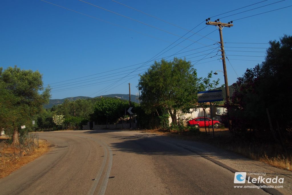 Marantochori main road