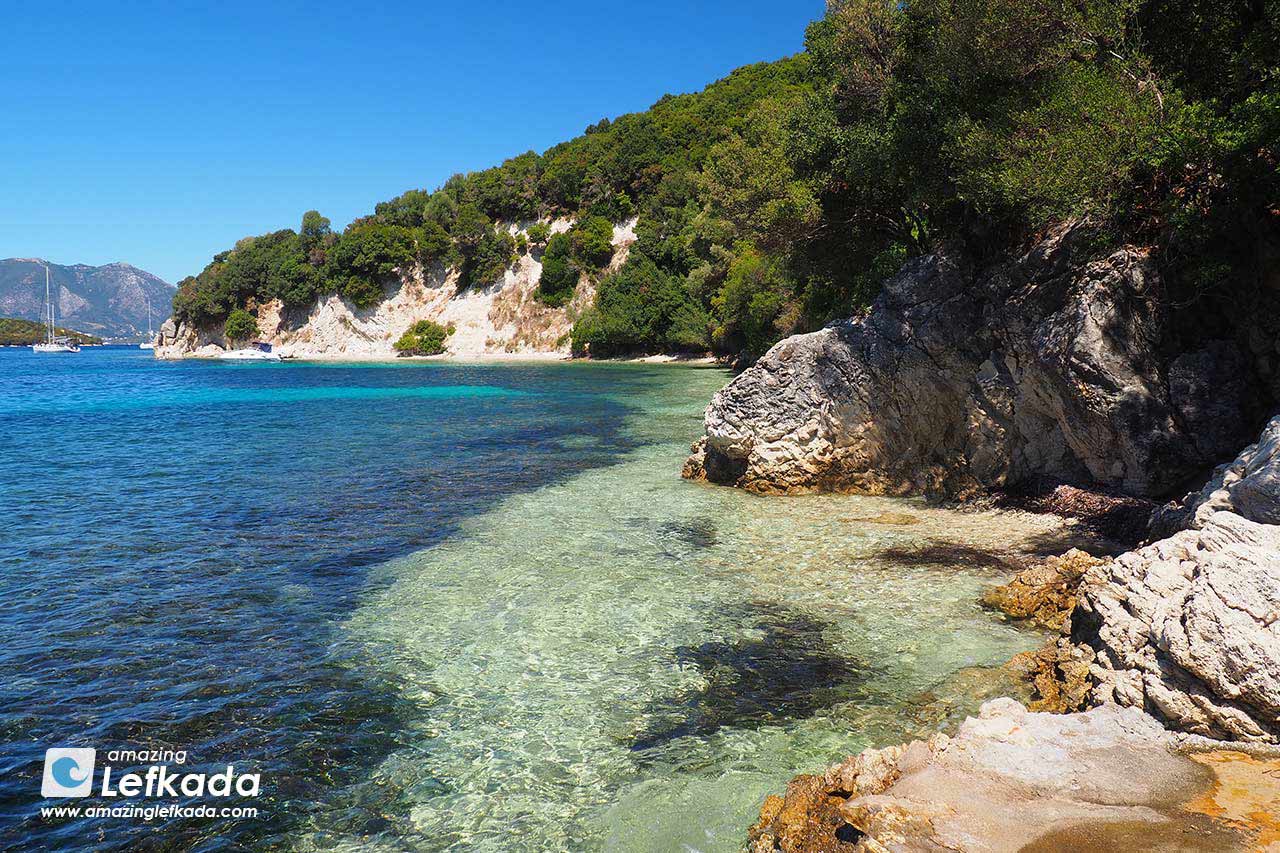 Coastline of Meganisi