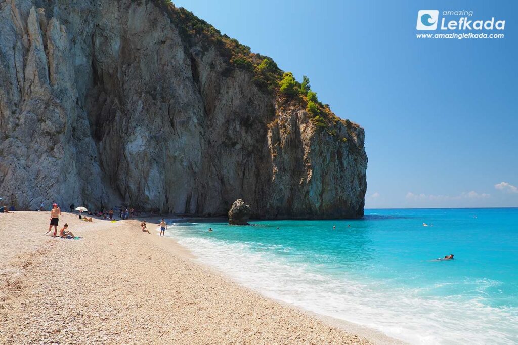 Nudist part of Mylos beach