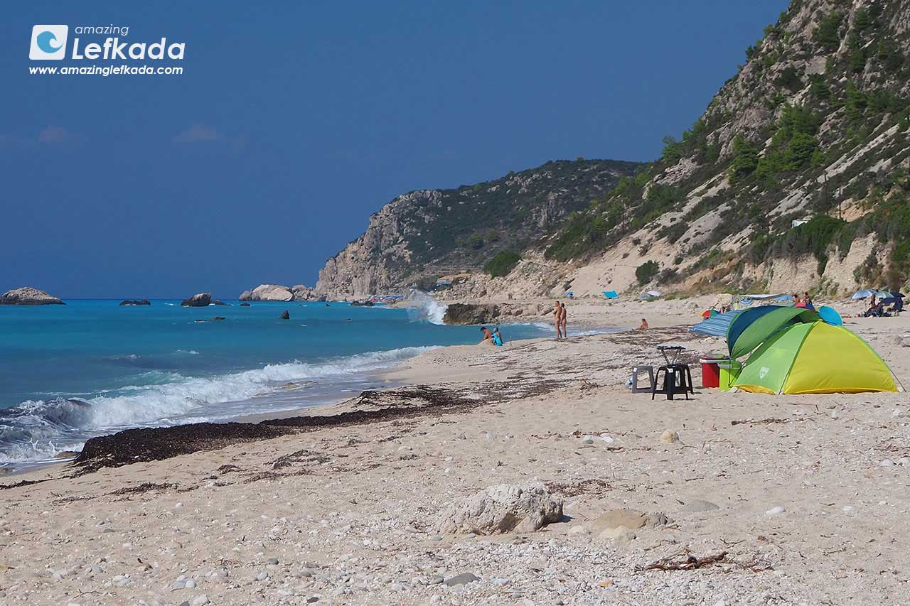 Naturist beach of Lefkada, Gaidaros