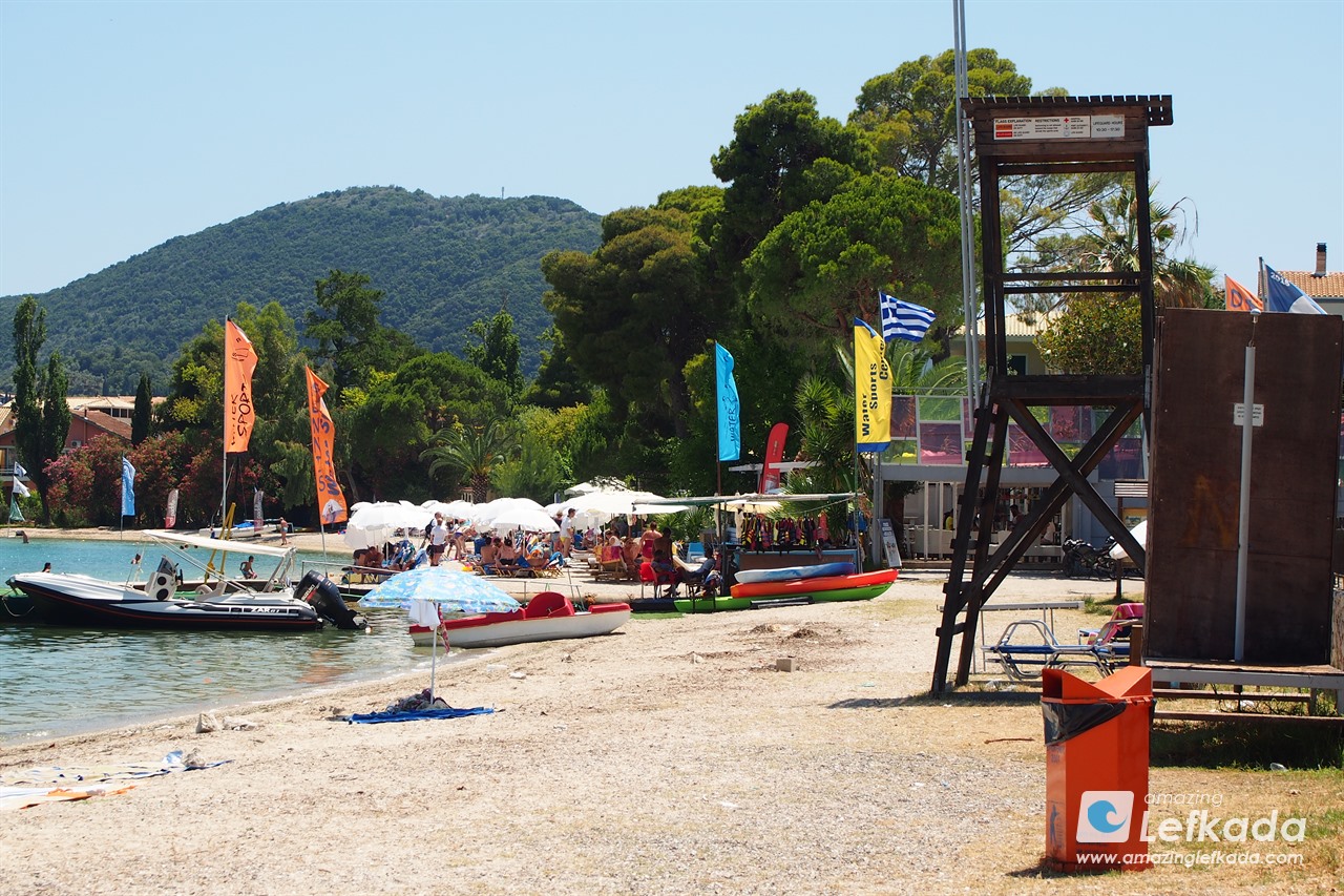 Nidri beach restaurant and watersports