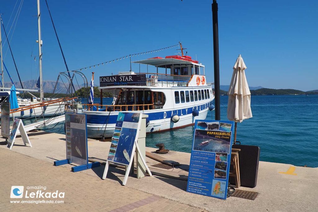 Lefkada boat trips and excursions