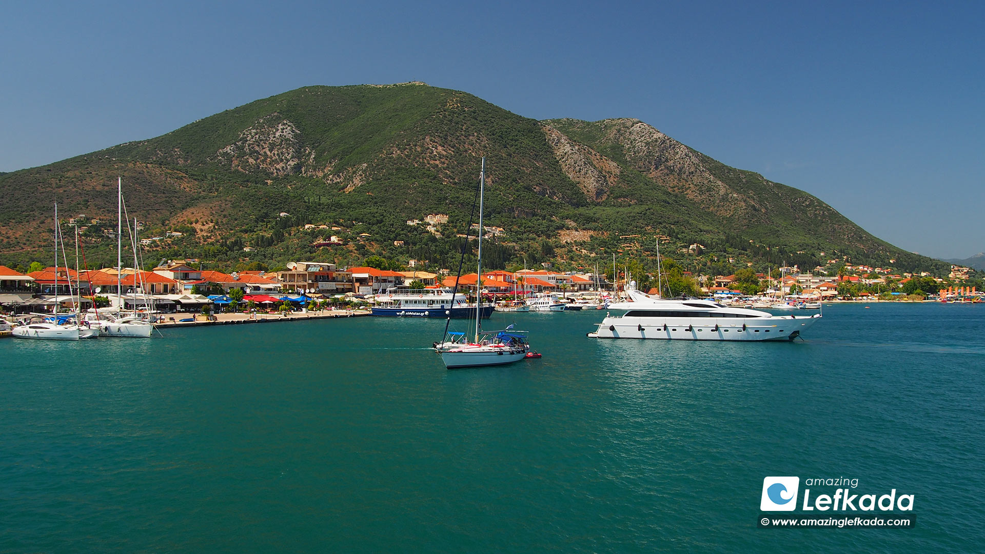 Lefkada Nidri village