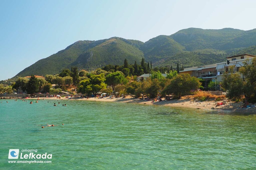 Paralia Nikiana beach in Lefkada Island