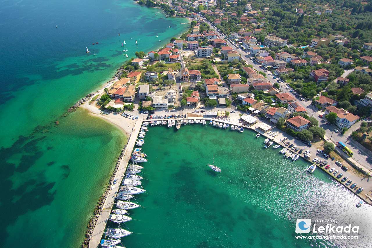 Location of Nikiana in Lefkada Island Location of Nikiana in Lefkada Island