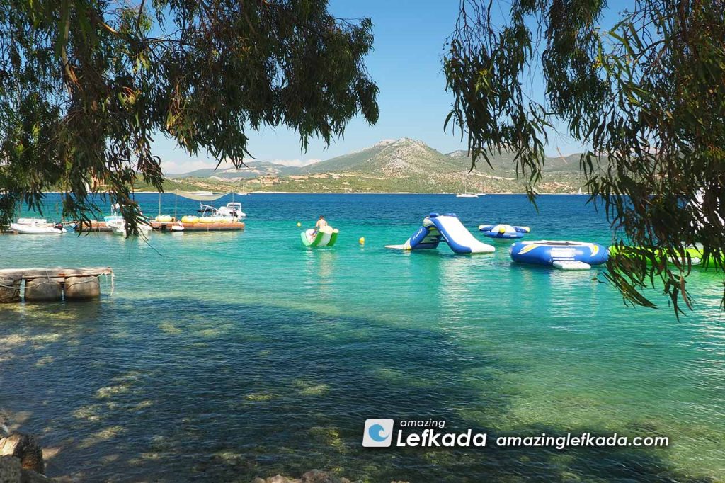 Water sports in Nikiana with slides