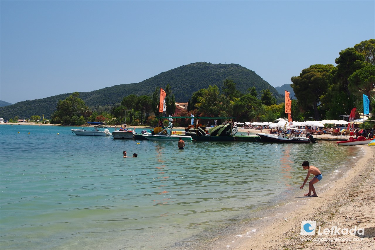 Water sports in Nidri beach with renting canoes, kayaks, boats Water sports in Nidri beach with renting canoes, kayaks, boats