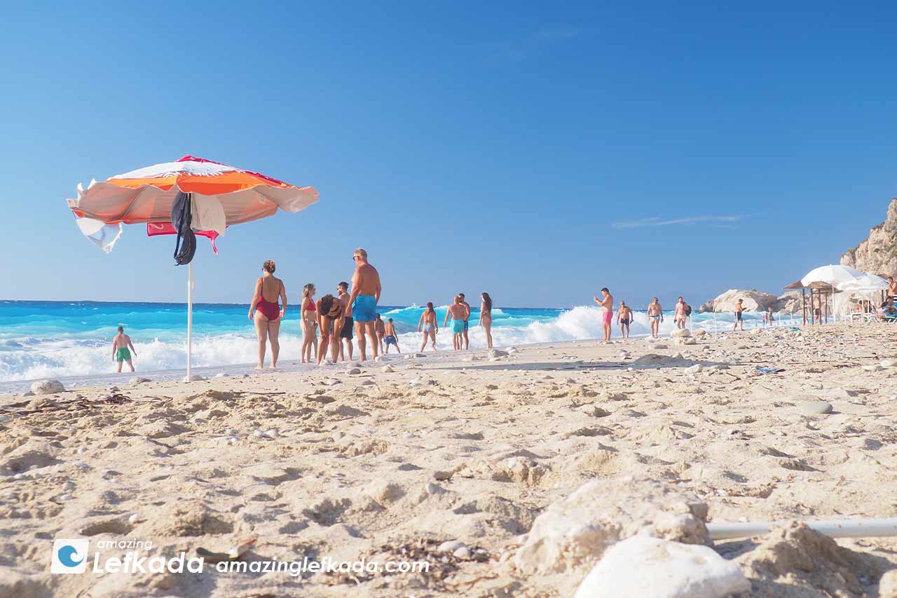 Our expert team enjoys the waves of Lefkada Island
