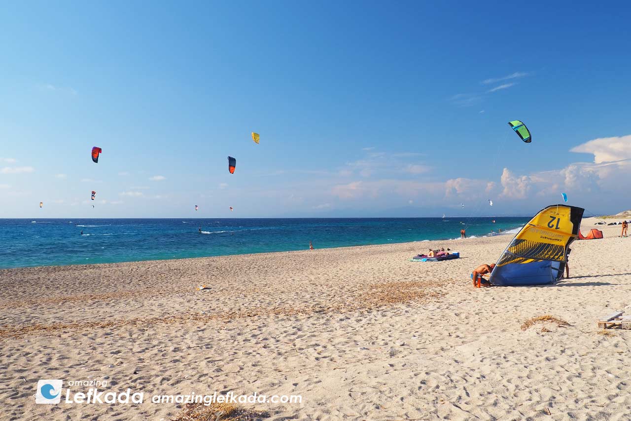 Kitesurf spot of Agios Ioannis