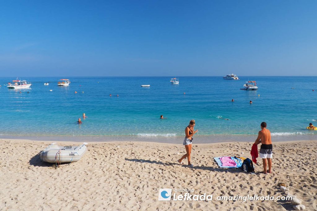 View to Paralia Agios Nikitas