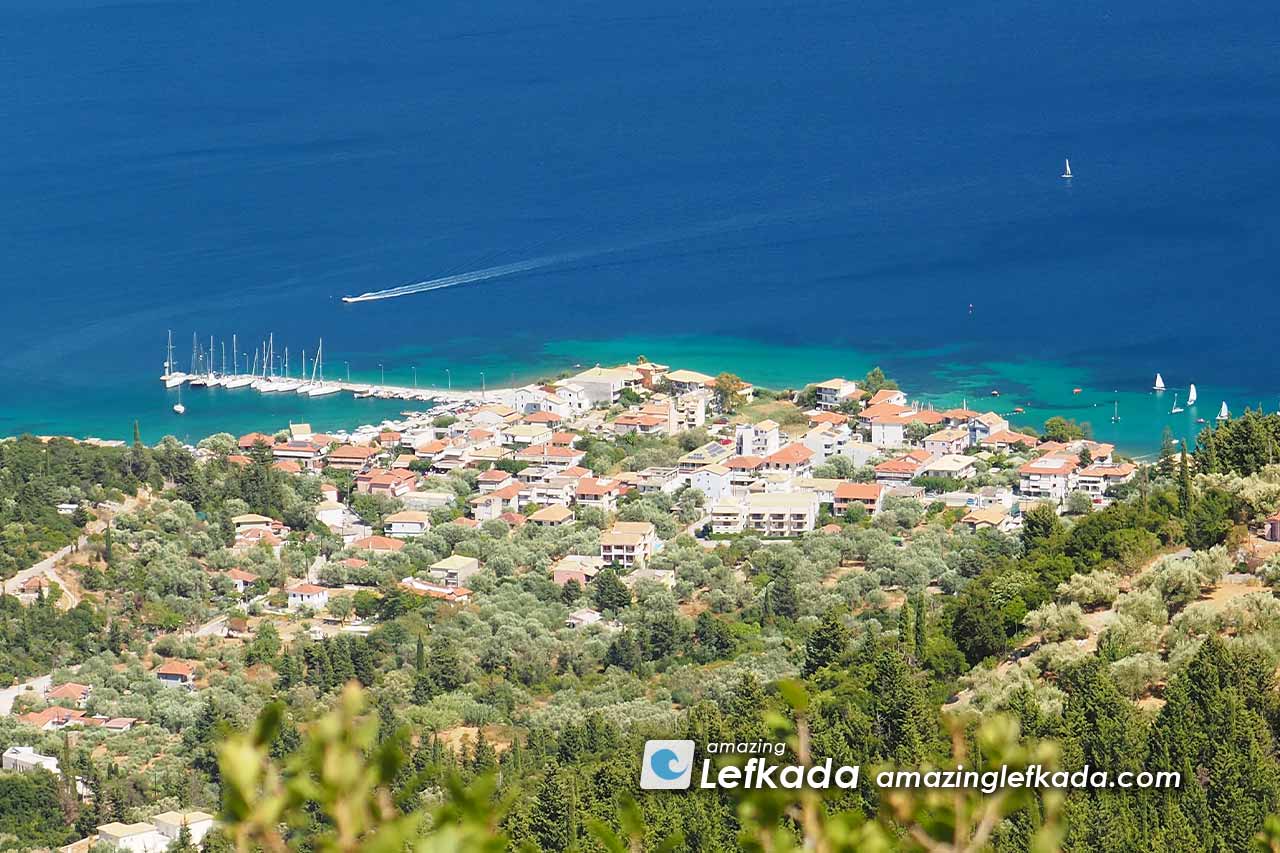 Apartments and hotels near Paralia Nikiana beach in Lefkada Island east coast