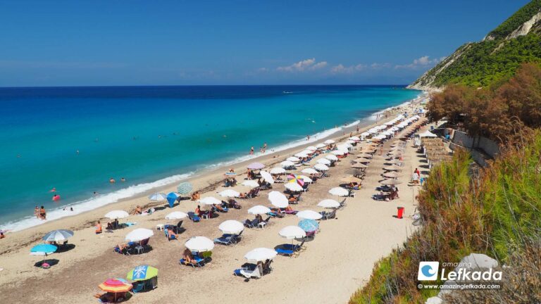 Pefkoulia beach Lefkada Greece