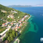 Perigiali village in Lefkada, at Skaroi mountain