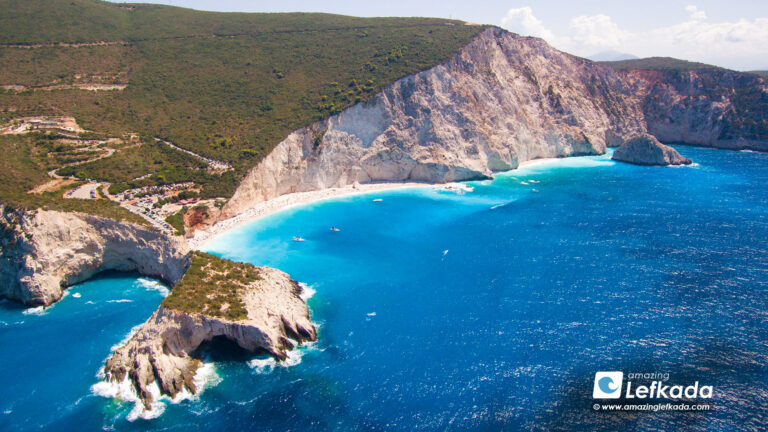 Porto Katsiki beach in Lefkada Island, Greece