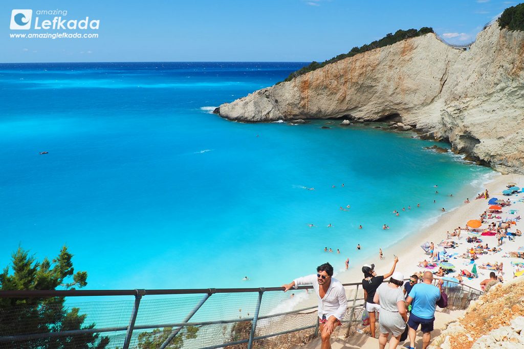 Stairs of Porto Katsiki beach