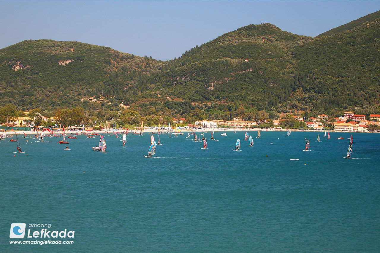 Windsurfing and kitesurf in Vasiliki and Ponti