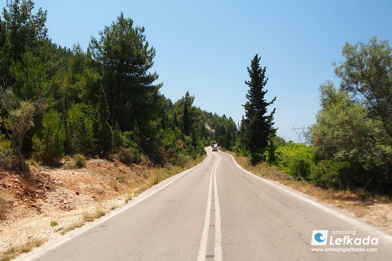 Driving to Porto Katsiki beach by car and road conditions