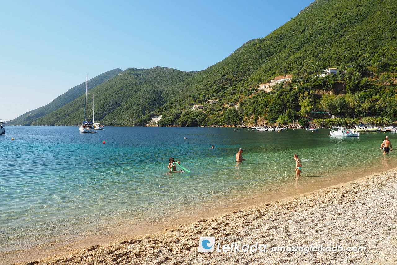 Lefkada weather in September with nice sea temperatures