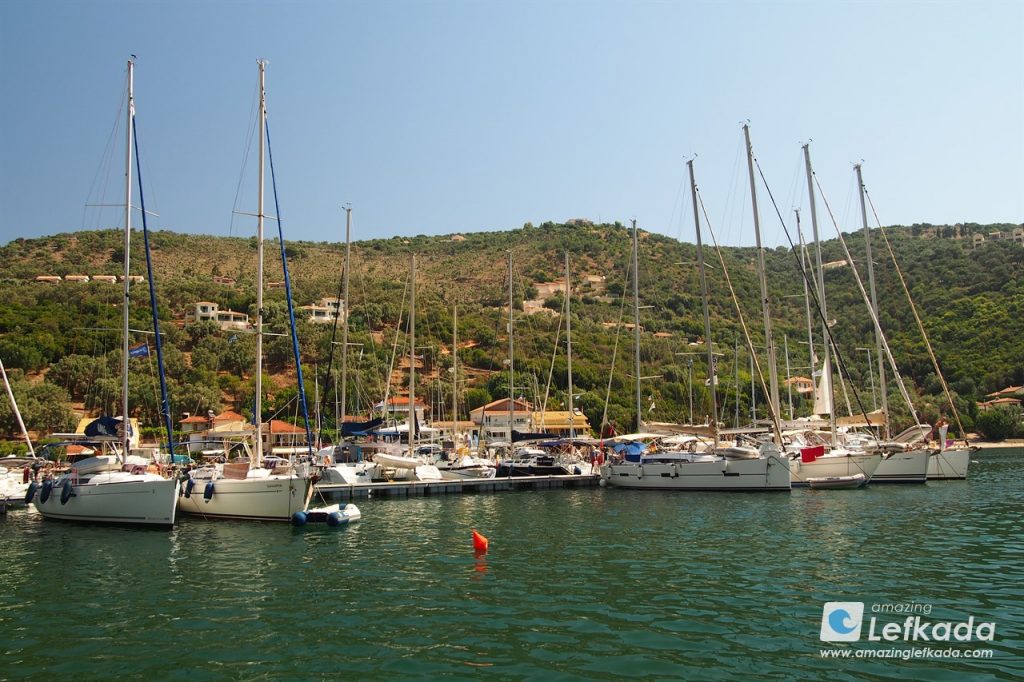 Port in Sivota village