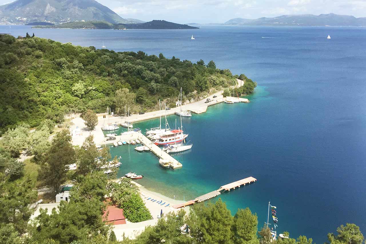 Spartochori Spilia port Meganisi