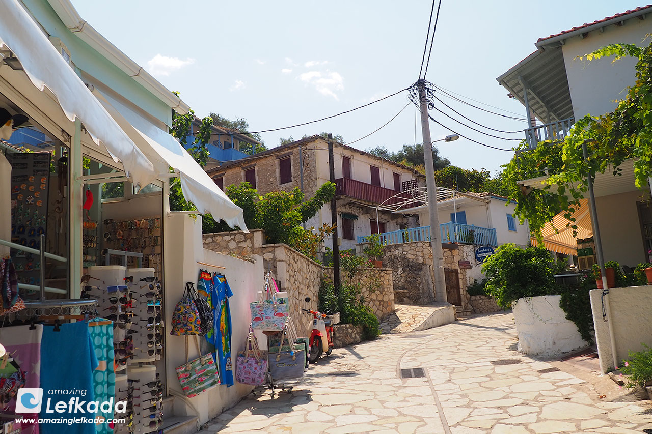Pedestrian street in Agios Nikitas