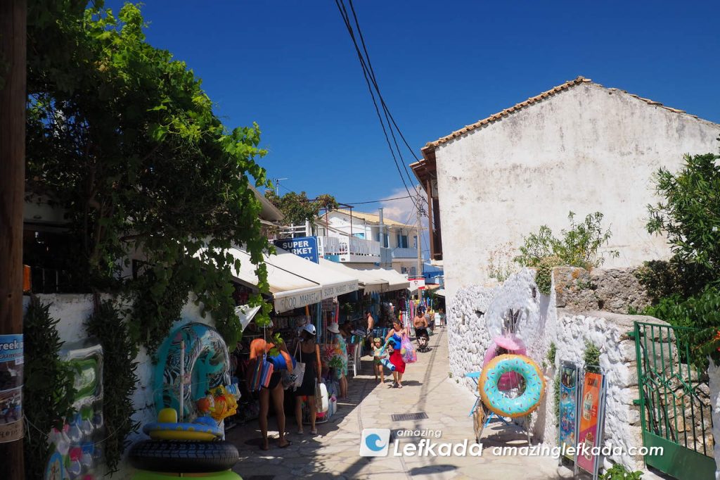 Supermarkets and restaurants