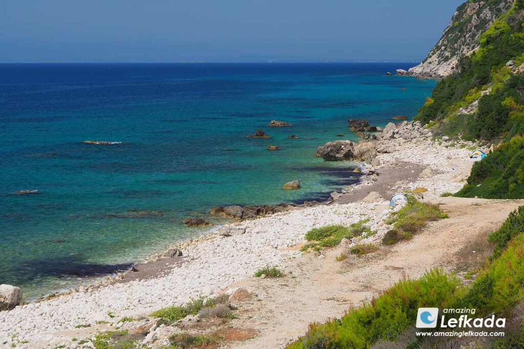 Tsoukalades beach (Gialou Skala beach) in Lefkada Tsoukalades beach (Gialou Skala beach) in Lefkada Island