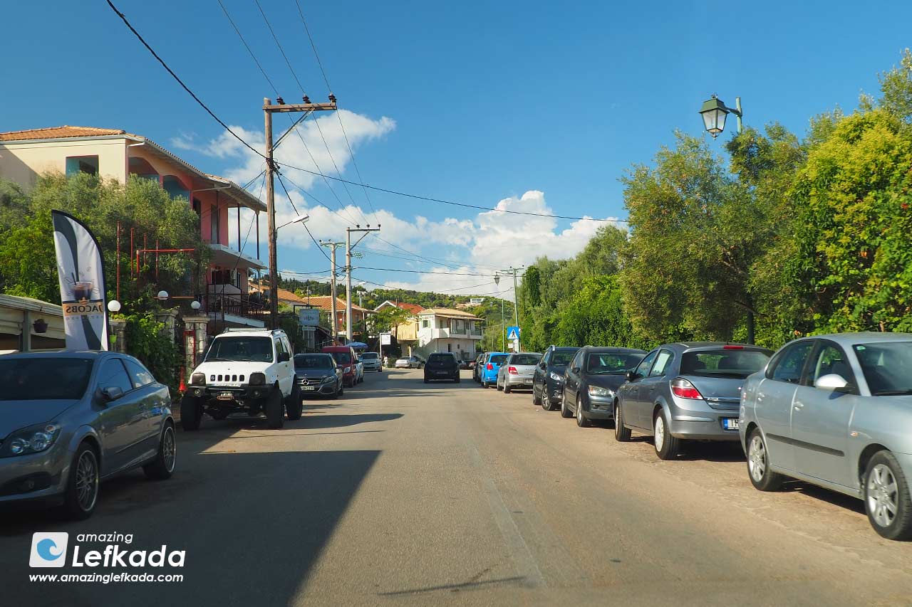 Tsoukalades location in Lefkada Island