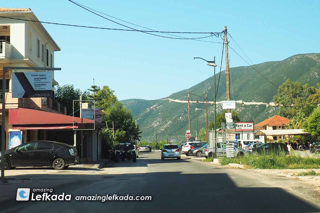 Bus station of Vasiliki Bus station of Vasiliki village