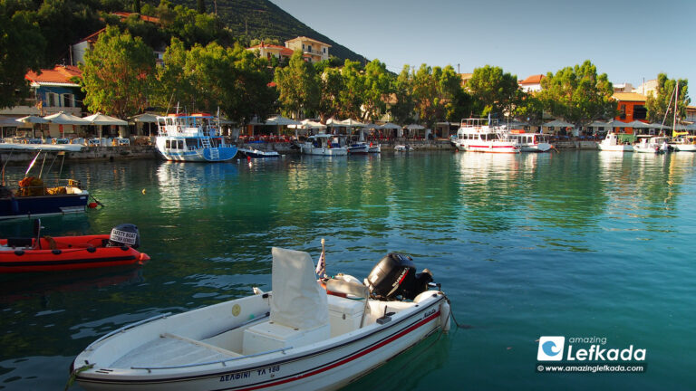 Vasiliki village Lefkada Island Greece