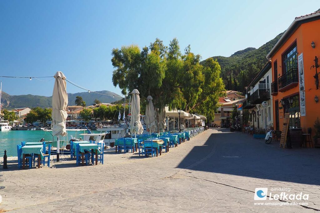 View to Vasiliki streets What to see in Vasiliki. sightseeing tour