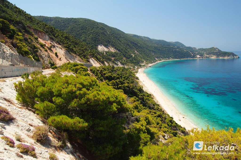 View to Pefkoulia beach