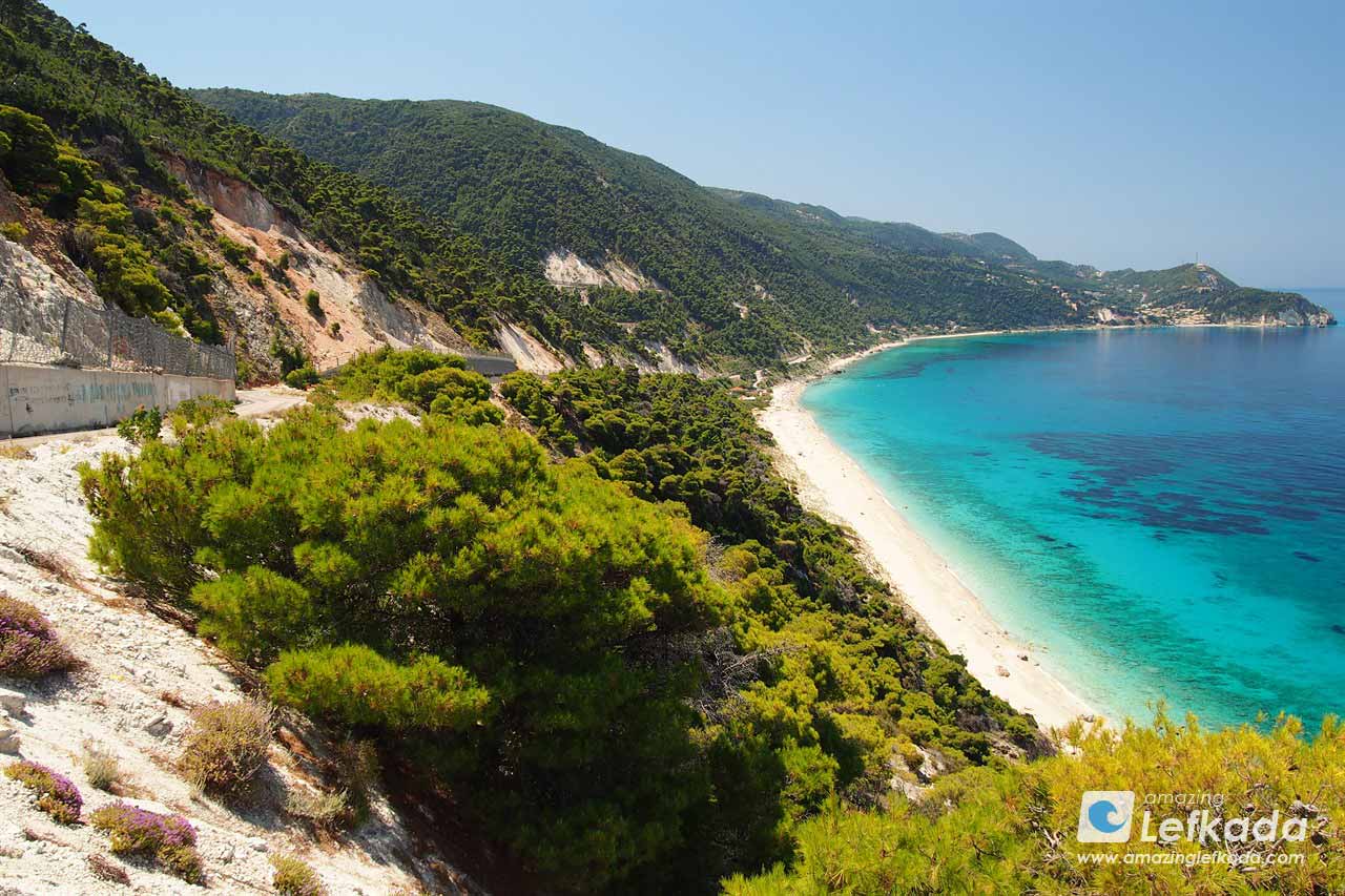View to Pefkoulia beach