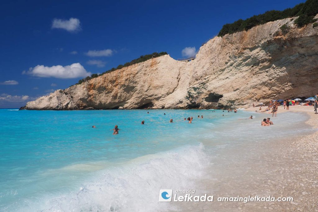 Blue waves of Lefkada Porto Katsiki beach