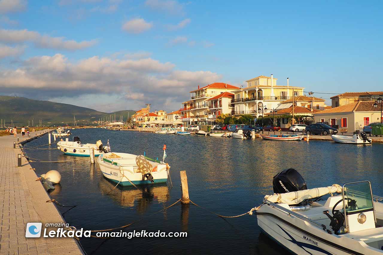 Kanali is a charming sight of Lefkada town
