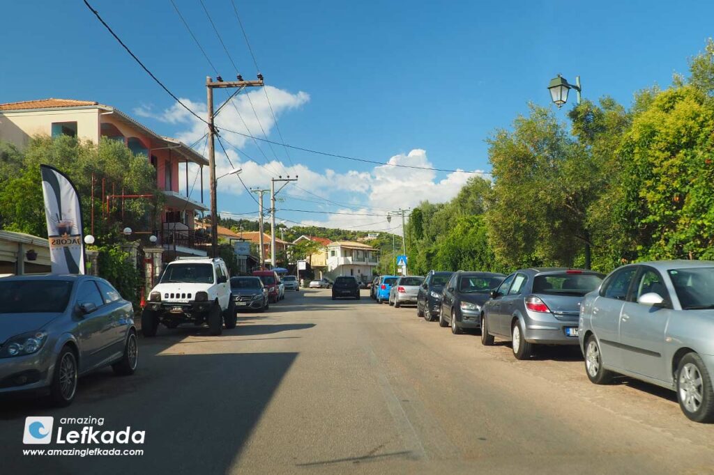 Tsoukalades location in Lefkada Island Tsoukalades location in Lefkada Island