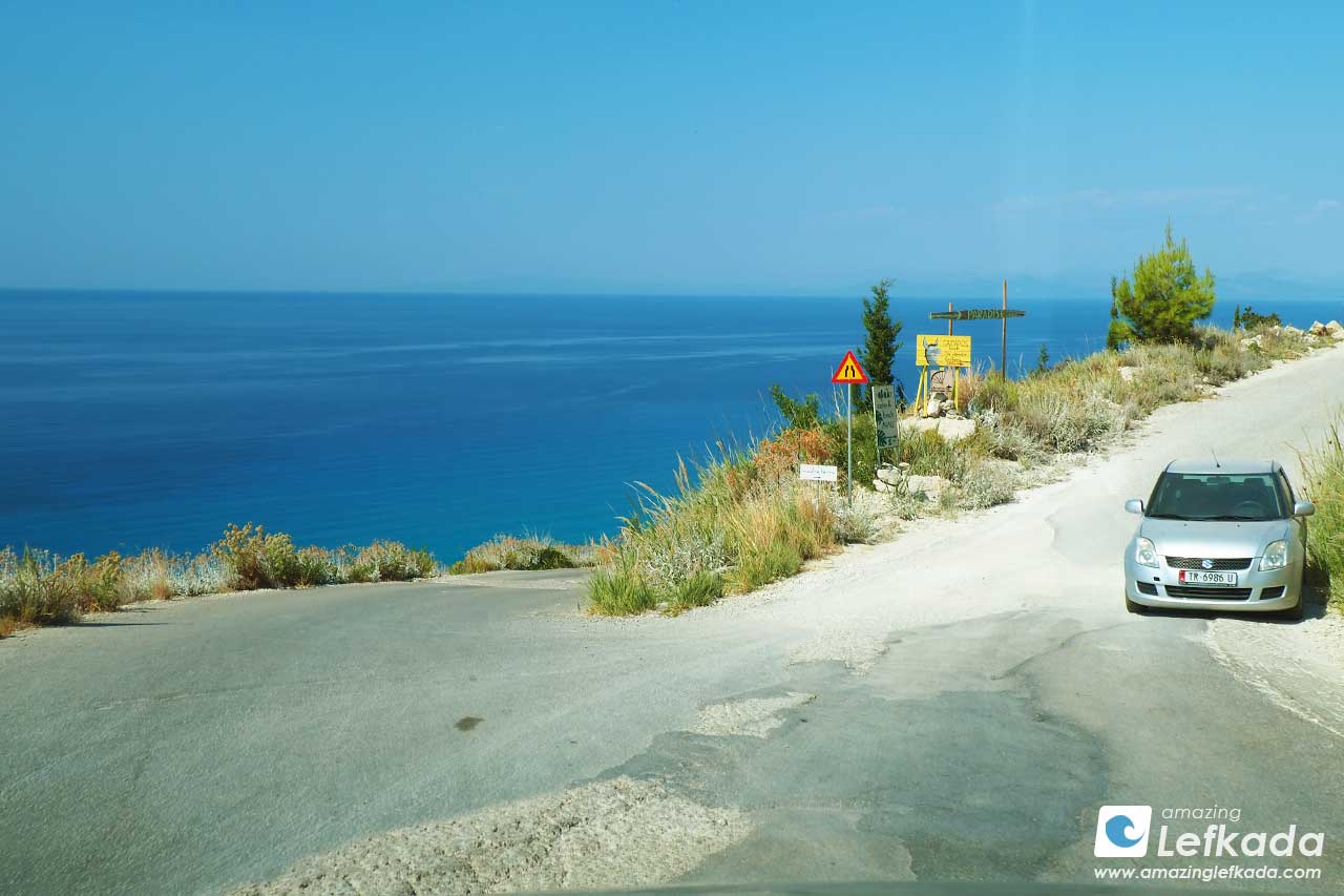 Driving to Avalu beach