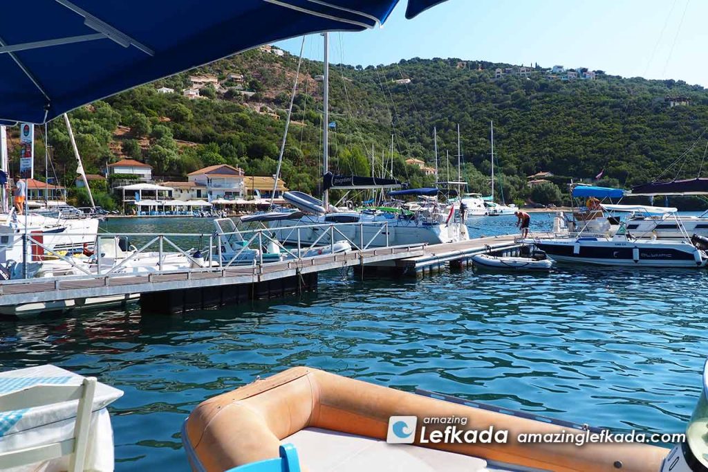 Dock and yachts in Syvota